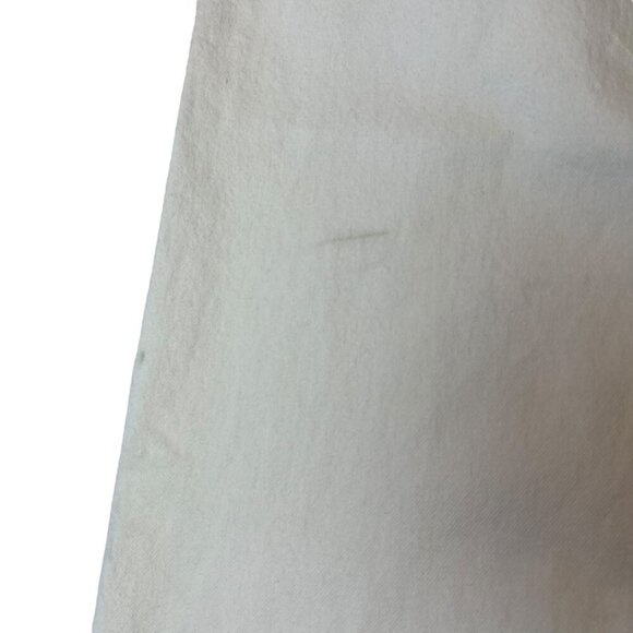 Agolde Women's 34 90s Mid Rise Straight In Fortune Cookie Cream White Button Fly - Picture 7 of 13